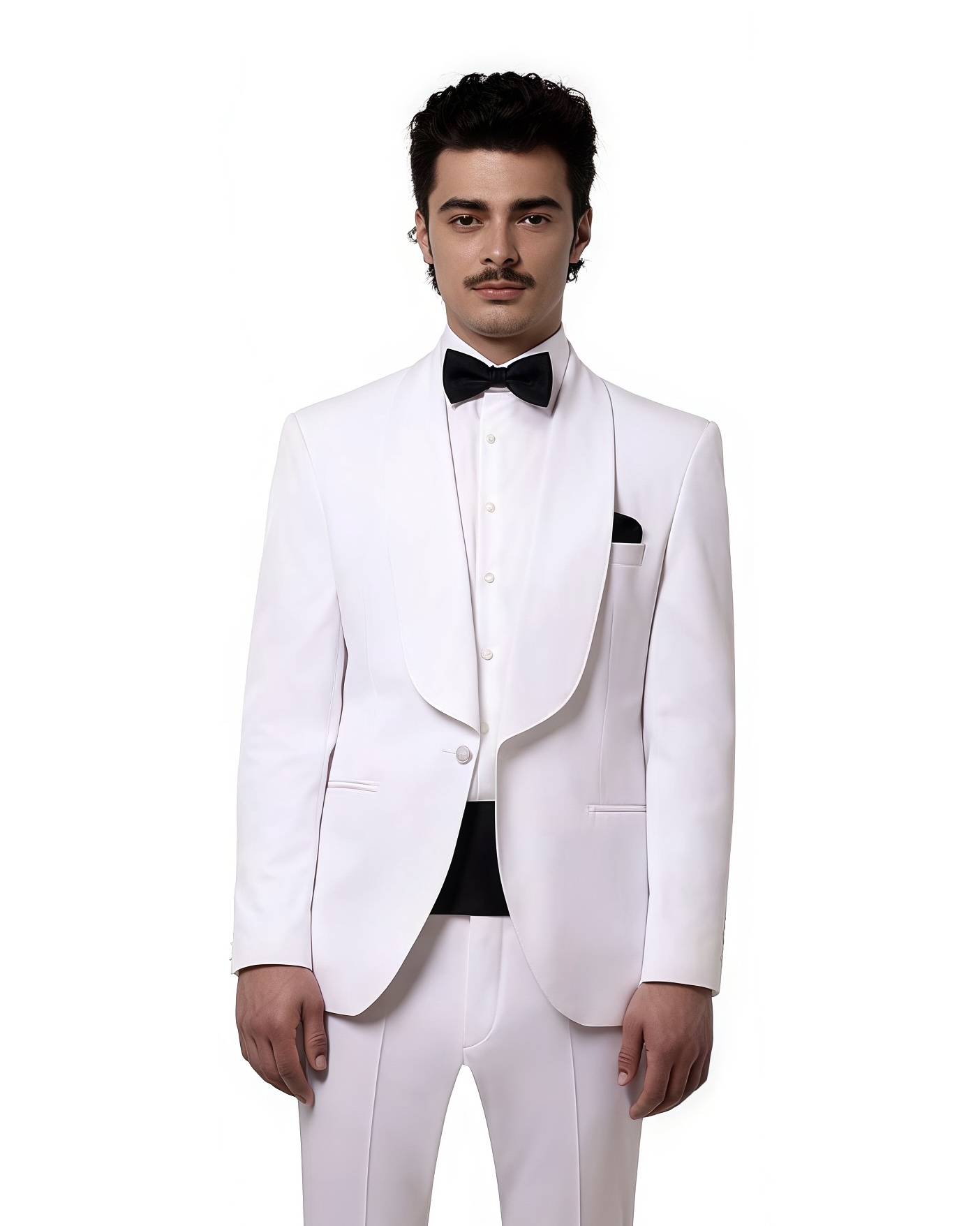 White Tuxedo Wedding Suit Ho Chi Minh – Luxury Groom Style