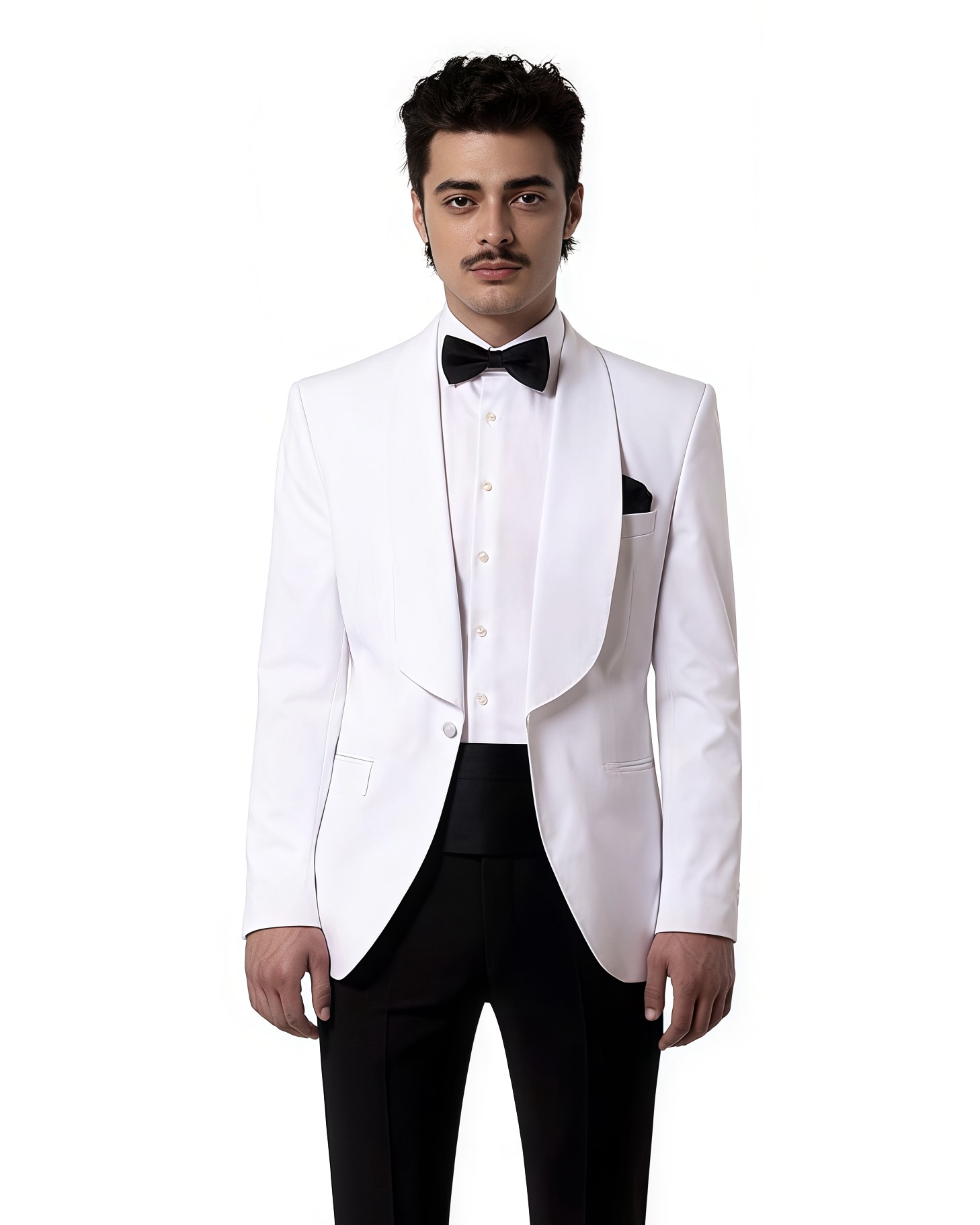 White Tuxedo Wedding Suit Ho Chi Minh – Luxury Groom Style