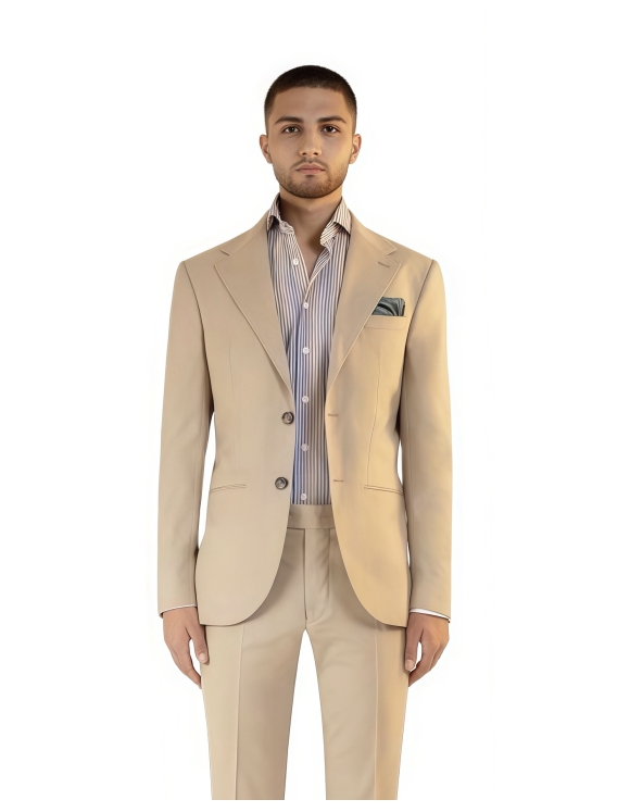 Beige Wedding Suit Ho Chi Minh – Elegant Summer Groom