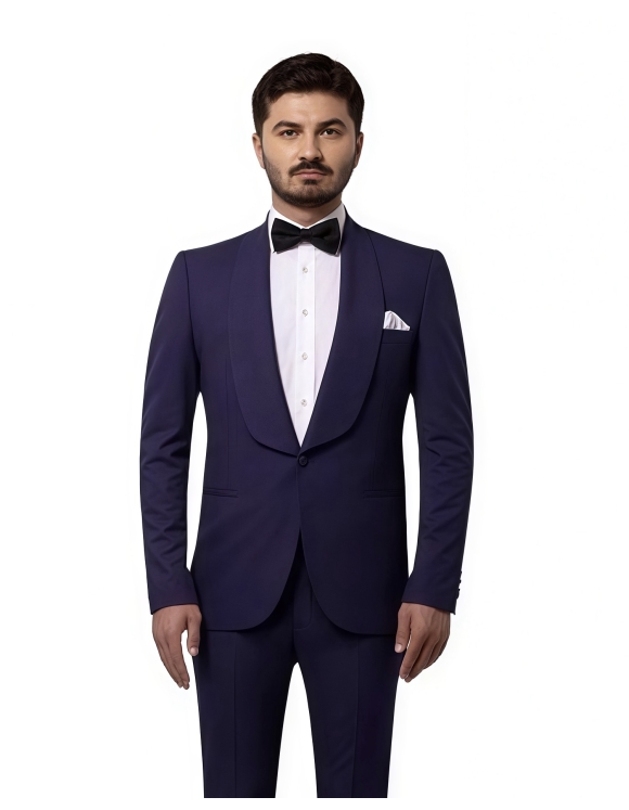 Purple Tuxedo Suit Ho Chi Minh – Stylish Groom Look
