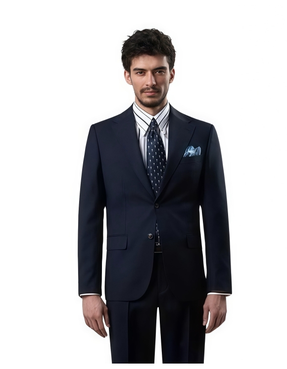 Navy Blue Wedding Suit – Elegant Classic Fit