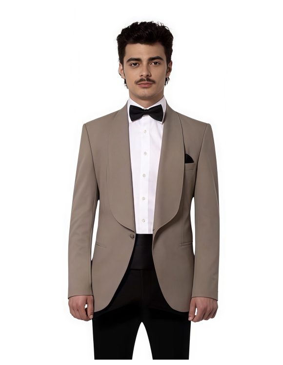 Beige Tuxedo Suit Ho Chi Minh | Classic Wedding Tuxedo