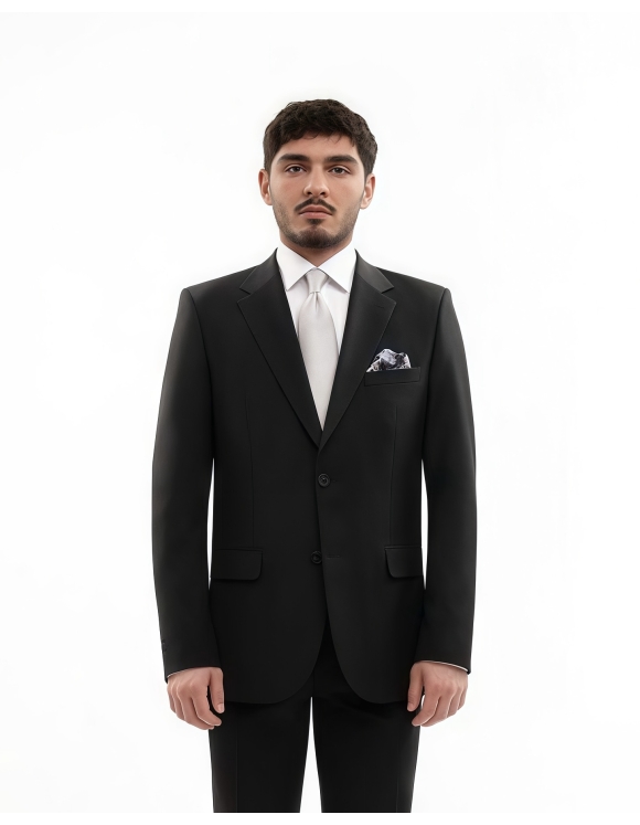 Black Classic Wedding Suit Ho Chi Minh – Formal Groom Style