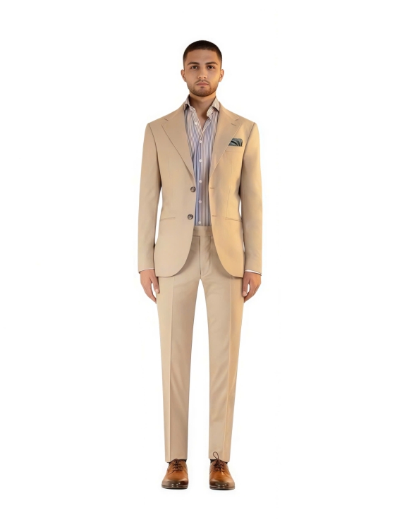 Beige Wedding Suit Ho Chi Minh – Elegant Summer Groom