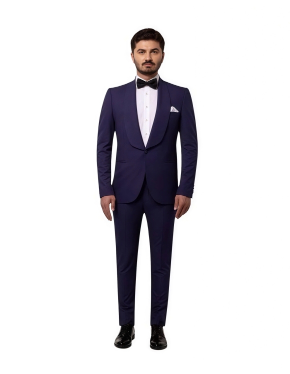 Purple Tuxedo Suit Ho Chi Minh – Stylish Groom Look