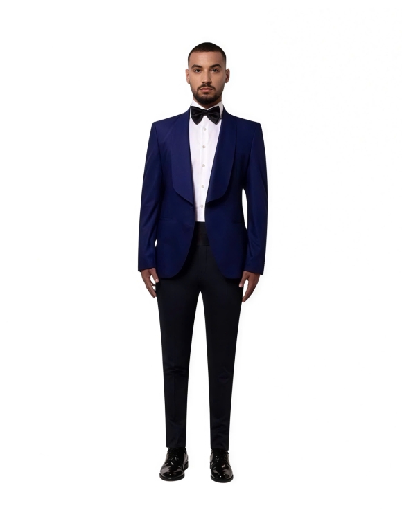 Navy Blue Tuxedo Wedding Suit Ho Chi Minh – Modern Groom
