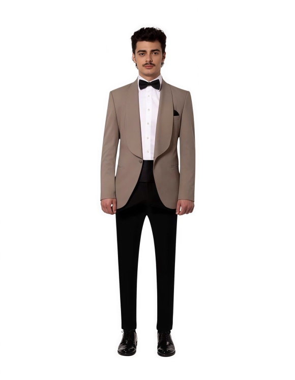 Beige Tuxedo Suit Ho Chi Minh | Classic Wedding Tuxedo